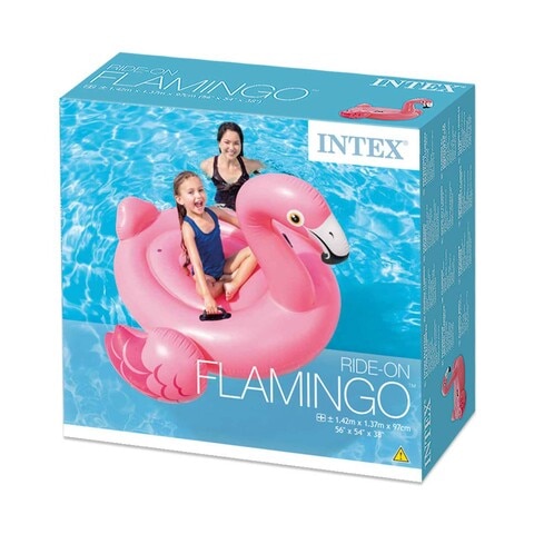 Intex Flamingo Ride-On Pool Float 57558NP Pink &lrm;137x142x97cm