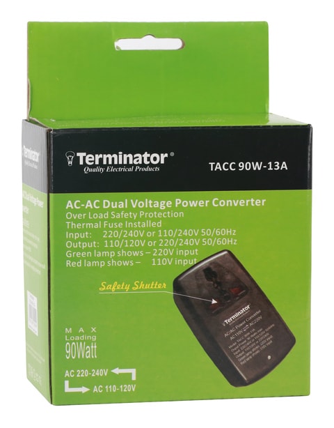 Terminator Brand Voltage Converter Ac/Ac 90W (13A)