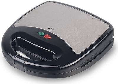 Black + Decker 3 in 1 Sandwich Maker, 6 Slices, 1400 Watt, Black- TS4130-B5, Best price in Egypt