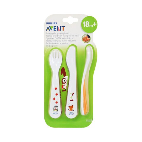 Toddler fork, spoon and knife 18m+ SCF714/00