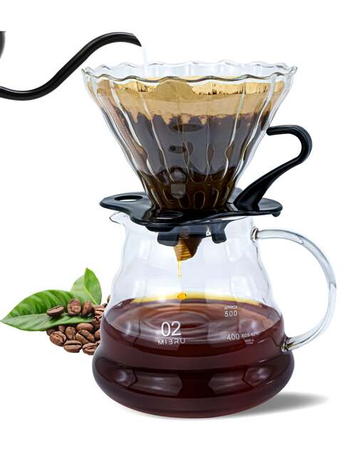 Manual drip outlet coffee