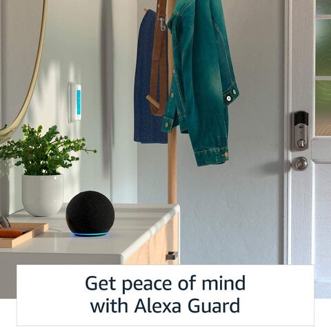 Amazon Echo Dot 4th Gen, Smart Speaker with Alexa, Charcoal