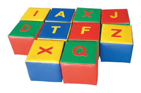 Soft store alphabet blocks