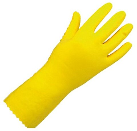 Surf Rubber Hand Gloves Yellow Pack of 3 Pair
