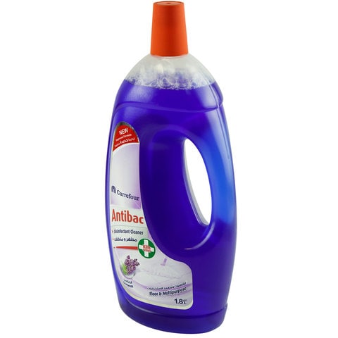 Carrefour Anti-Bacterial Floor And Multi-Purpose Lavender Disinfectant Cleaner 1.8L