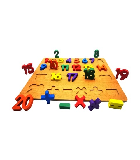 Buy Numbers Wooden Puzzles for Kids Ages 1-6 Years Old, Montessori Preschool  Educational Learning Blocks Board Gift Toys for Boys and Girls Online -  Shop Toys & Outdoor on Carrefour UAE