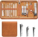 اشتري Familife Manicure Pedicure Set Nail Clippers Tool 13Pcs Professional Stainless Steel Portable Travel Grooming Kit Nail Care Nail Scissors Kit Men Women في الامارات