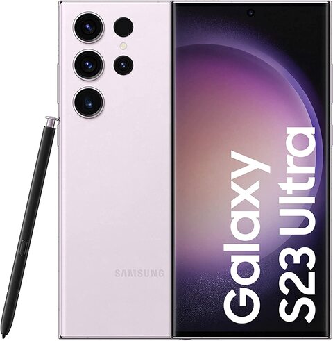 Samsung Galaxy S23 Ultra Dual SIM, 12GB RAM, 256GB, 5G, Lavender, (UAE/TRA Version)