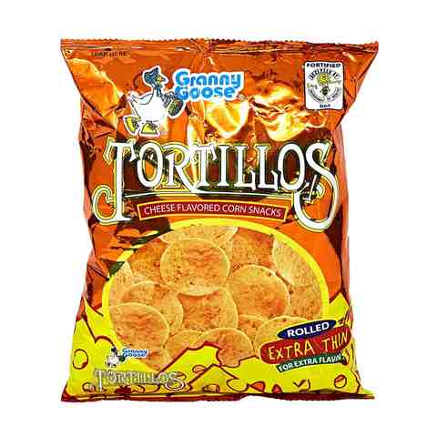 Granny Goose Tortillos Cheese Flavoured Corn Snack 100g