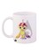Digimon Printed Mug White/Yellow/Purple 12ounce