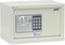 Rubik Safe Box With Key And Digital Pin Code For Home Office Cash Money Jewelry Safety, RB20EF, (20X31X20Cm) White