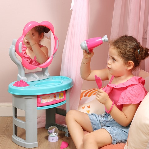 Buy Ogi Mogi Kids Beauty Set, Non-Toxic Pretend Role Play Hair Styling and  Makeup Toy Kit for Little Girls & Toddlers, Include 18 Pieces Hairdressing  Salon Toys Online - Shop Toys &