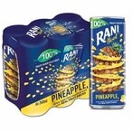 Buy Rani Float Pineapple Fruit Juice 240ml x Pack of 6 in Kuwait