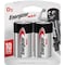 Energizer Max D Alkaline Batteries (E95) - Pack of 2