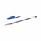 BIC Cristal Ballpoint Stick Pen Blue 4 count