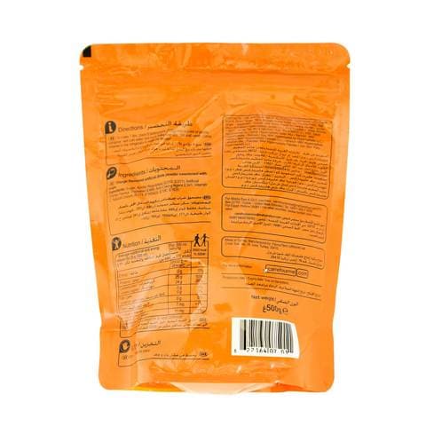Carrefour Instant Powder Drink Orange Flavor 500 Gram