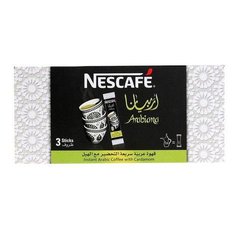 NESCAFE Arabiana Instant Arabic Coffee With Cardamom 17 Gram 3 Pieces