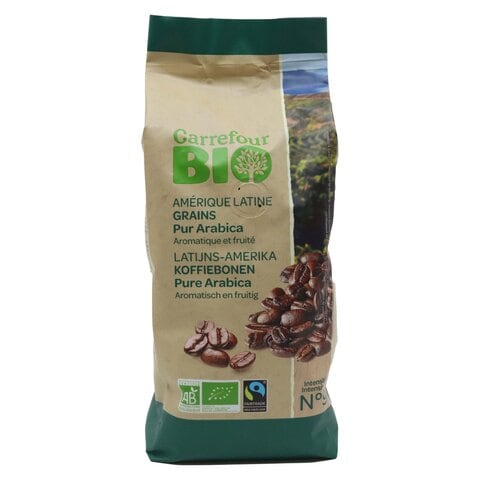 Carrefour Bio - Café en grains Pur Arabica Amérique Latine (500g