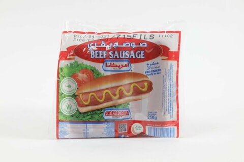 Americana Quality Beef Sausage 250g