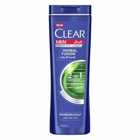 Clear Herbal Fusion Anti-Dandruff Shampoo Blue 200ml Online | Carrefour UAE