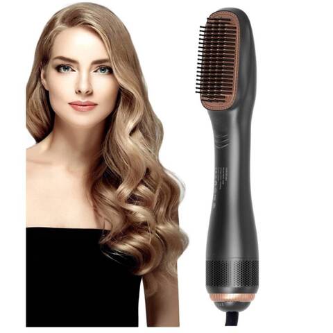 Hair dryer 2024 brush straightener