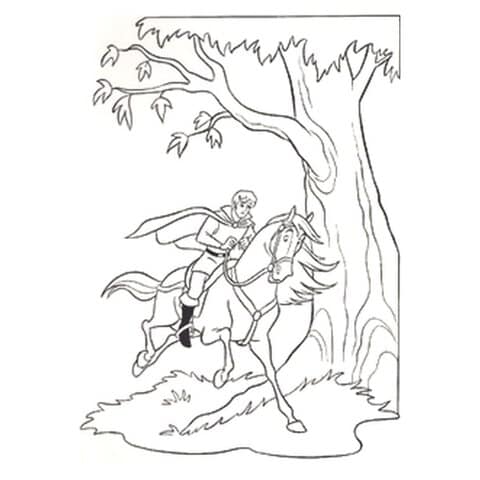 the princess and the pea coloring pages