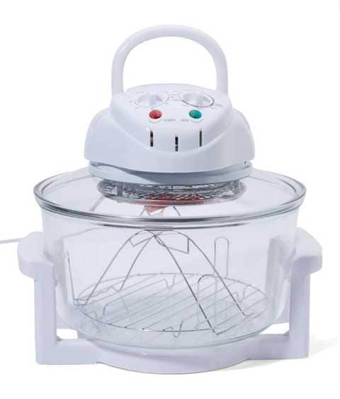 Generic Microwave Halogen Oven, White (Turbo Oven)