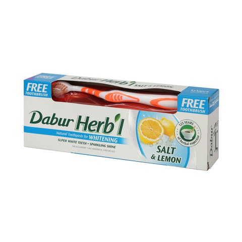 Dabur Salt &amp; Lemon for Whitening Toothpaste 150g