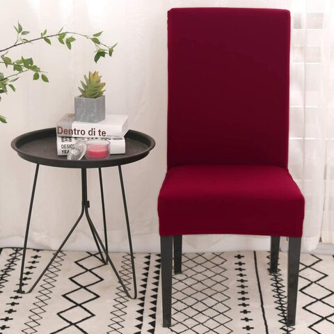 Red on sale dining chairs