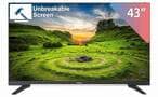Buy Tornado 43EL8250E-A - 43-inch Full HD TV with Unbreakable Screen in Egypt