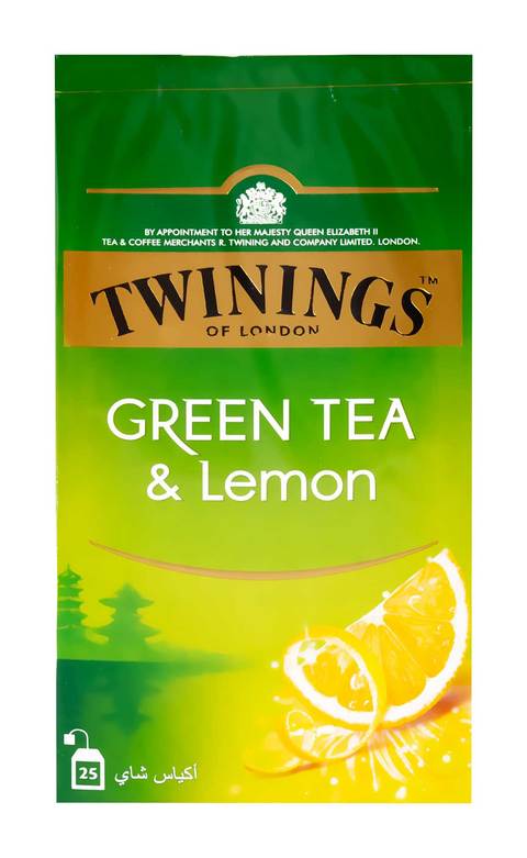 TWININGS LEMON GREEN TEA 25TB
