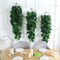 Ling Wei - 2pcs Artificial Leaf Vine Wall Greenery Vine Garland Fake Ivy Screening Decoration for Home Garden Party