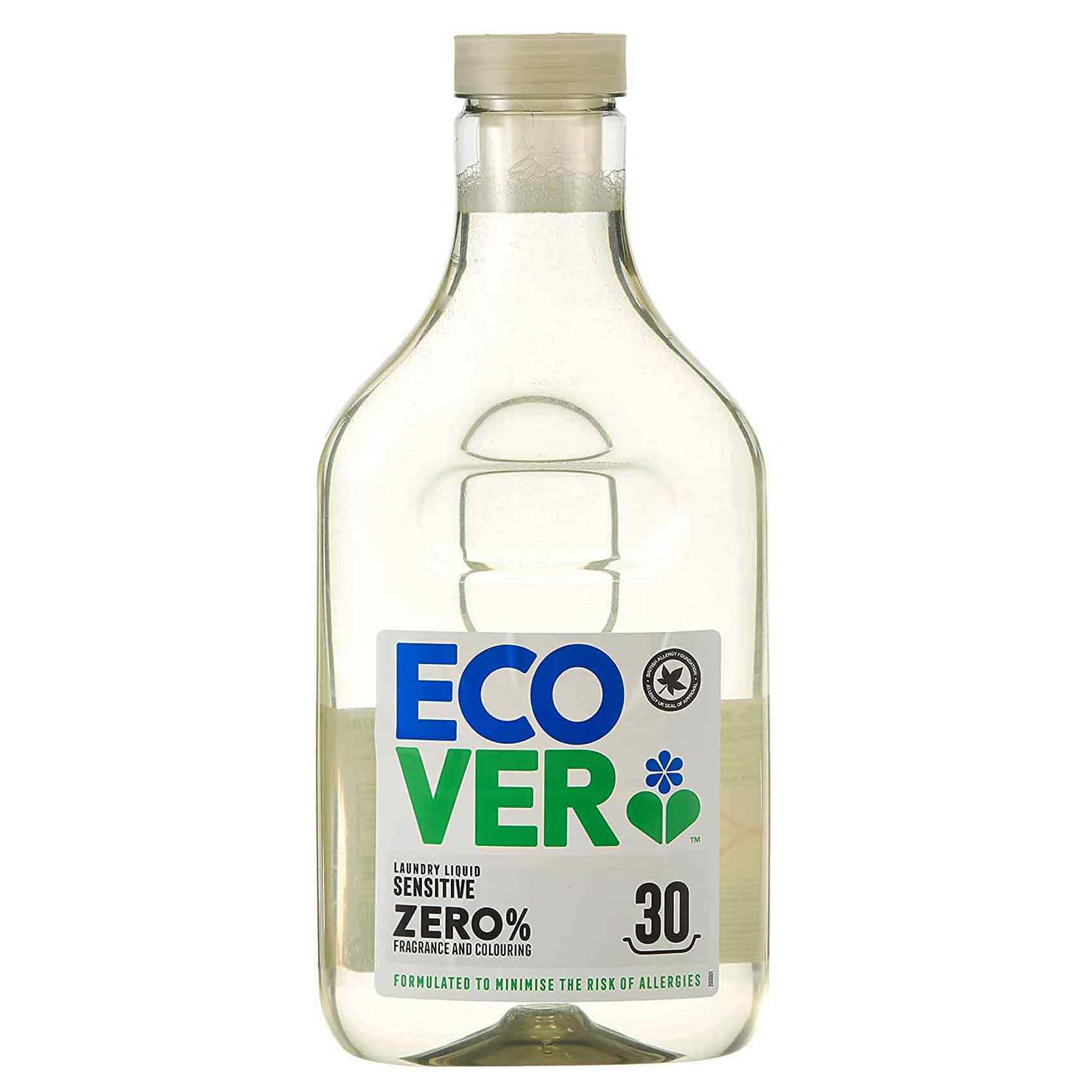 Buy Ecover Zero Sensitive Laundry Liquid 1.5L Online - Shop Cleaning ...