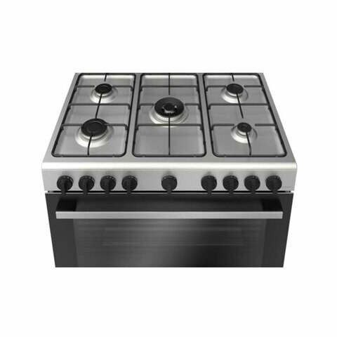 Bosch Gas Cooker HGV1E0U50M 90x60 Cm  + Free Cooking Set (Plus Extra Supplier&#39;s Delivery Charge Outside Doha)