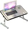 Lushh Adjustable Laptop Table, Portable Standing Bed Desk Foldable Sofa Breakfast Tray Notebook Stand Reading Holder