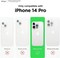 Elago MAG Hybrid for iPhone 14 PRO case cover compatible with MagSafe - Transparent