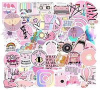 Jmd 53 Pcs Cartoon Pink Ins Style Stickers For Laptop Skateboard Luggage Refrigerator Notebook Laptop Toy Stickers For Girls