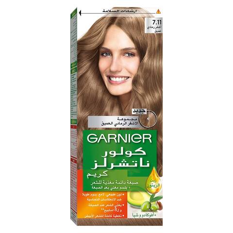 Garnier Color Naturals Creme Hair Color - 7.11 Deep Ashy Blonde