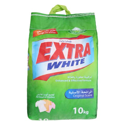 EXTRA WHITE LOW FOAM DET PWDER 10KG