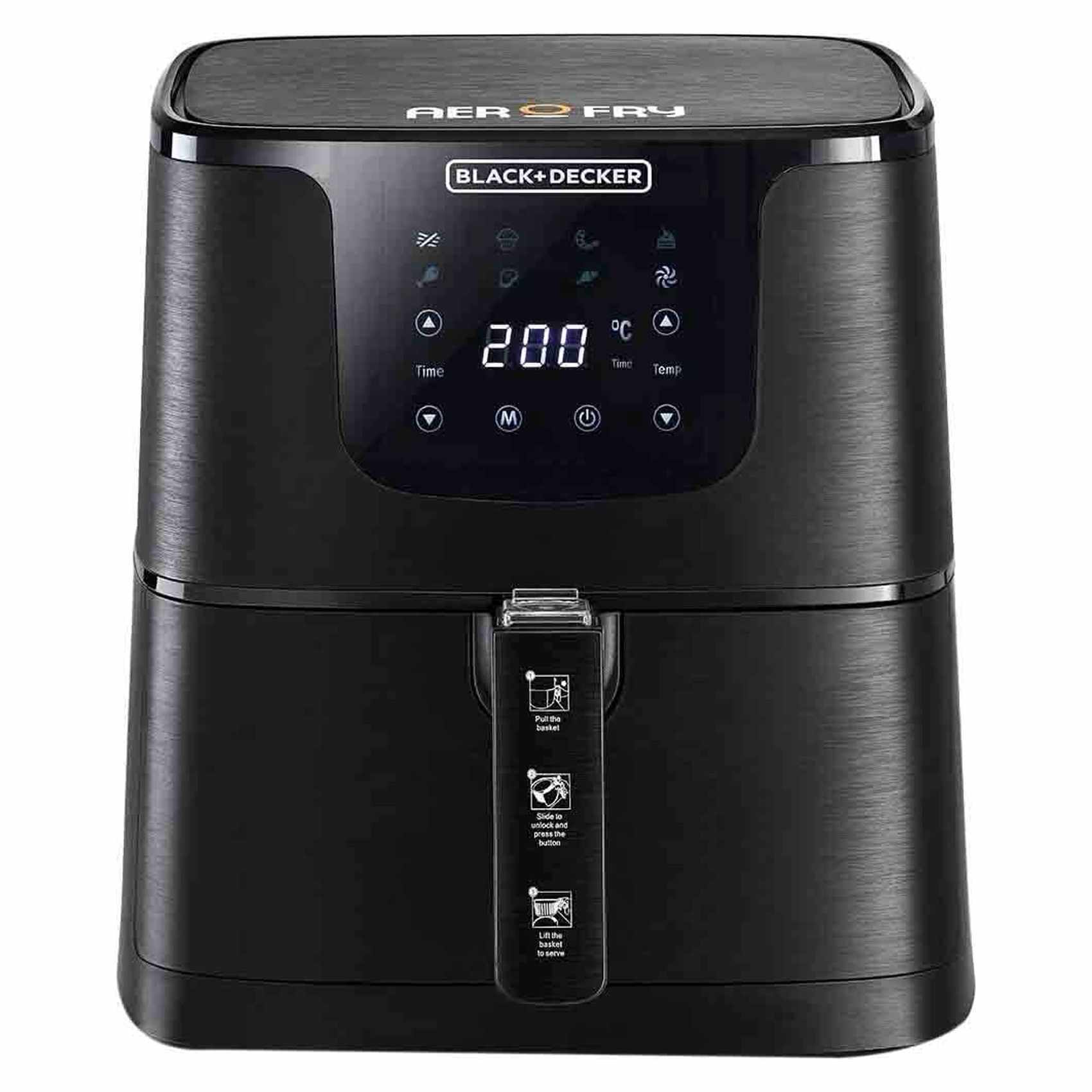 Buy Black&Decker XL AF700B5 Digital Air Fryer Black 4.3L Online Shop