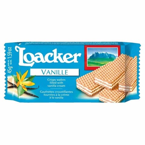 Loacker Vanilla Wafer - 45 Gram