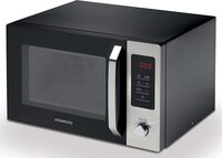 Kenwood 30L Microwave Oven with Grill, Digital Display, 5 Power Levels, Defrost Function, Stainless Steel, Auto Menu, 95 Minutes Timer, Clock Function 1000W MWM30.000BK Black/Silver
