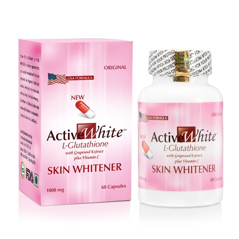 Buy Active White Glutathione Skin Fairness Tablets 60 Tablets