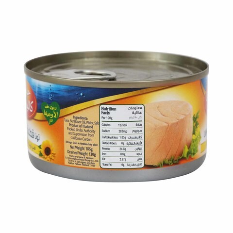 California Garden Light Solid Tuna in Sunflower Oil 185g
