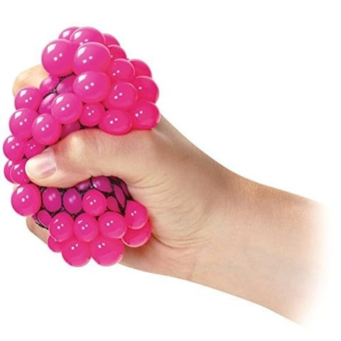 Sodial - R Squishy Mesh Balls Squishy Mesh Balls Fidget Stress Toys Squishes Kids Fun Play Squeezy Gripper Ball - Random Color