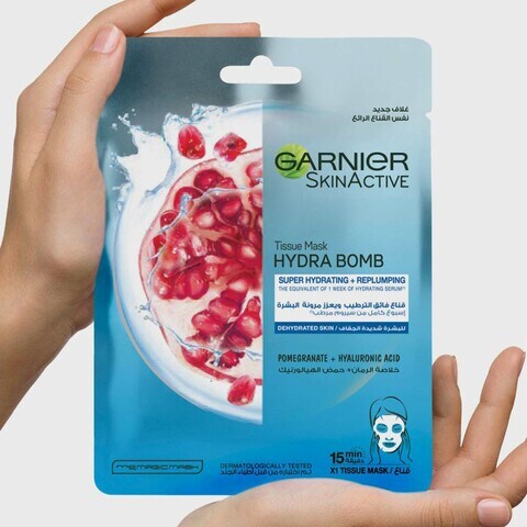 Garnier Hydra Bomb Pomegranate Serum Sheet Mask White 32g