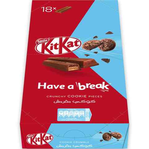 Nestle KitKat Crunchy Cookie Wafer 19.5g Pack of  18