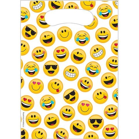 Creative Converting- Emojions 8Loot Bag &lt; &gt;9inx6.5in&lt; &gt;Multicolor&lt; &gt;