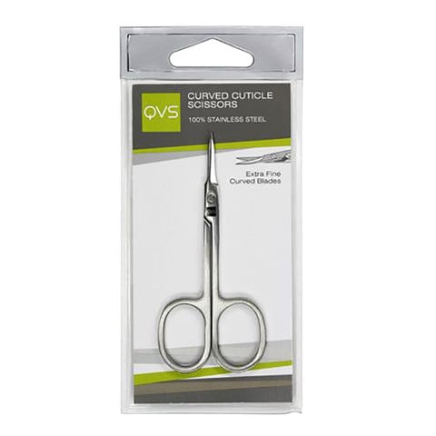QVS Metro Cuticle Scissors Silver