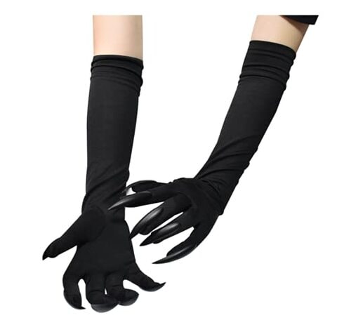 Buy Clobeau Halloween Props Paw Gloves Cosplay Party Costume Long Nails ...